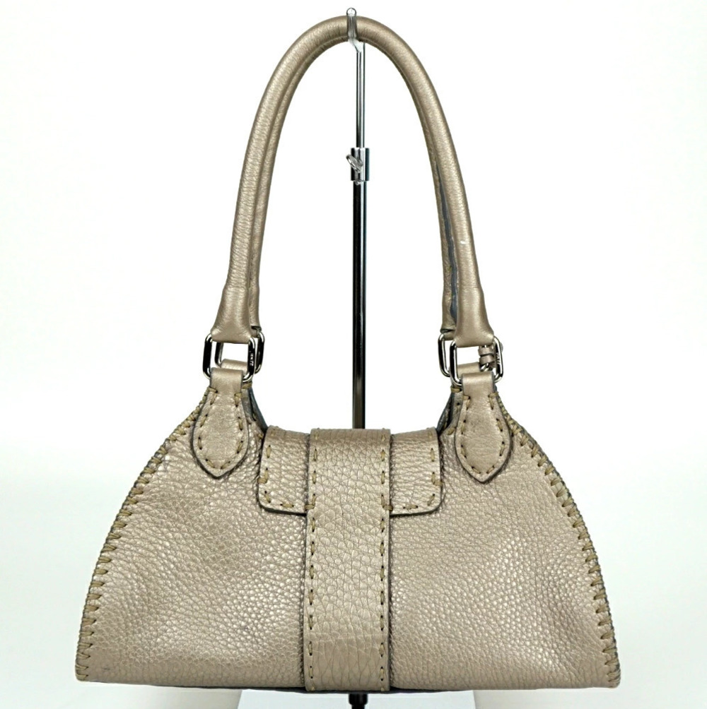 Fendi Selleria handbag gray bag